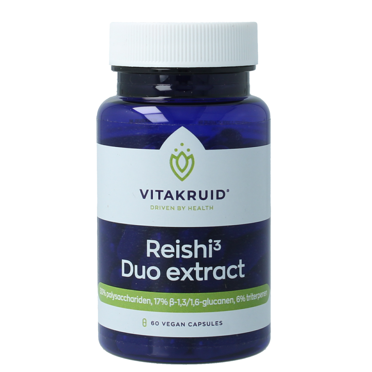 Vitakruid Reishi3 duo extract 60.00 Vegetarische capsules