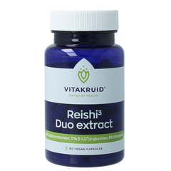 Vitakruid Reishi3 duo extract 60.00 Vegetarische capsules