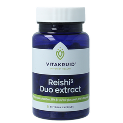 Vitakruid Reishi3 duo extract 60 Vegetarische capsules