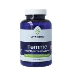 Vitakruid Femme vruchtbaarheid support 120.00 Vegetarische capsules