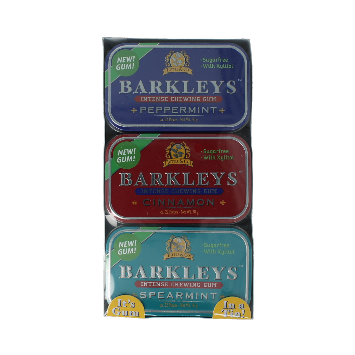 Barkleys Chewing gum assorti 9x30 gram 1.00 Stuks