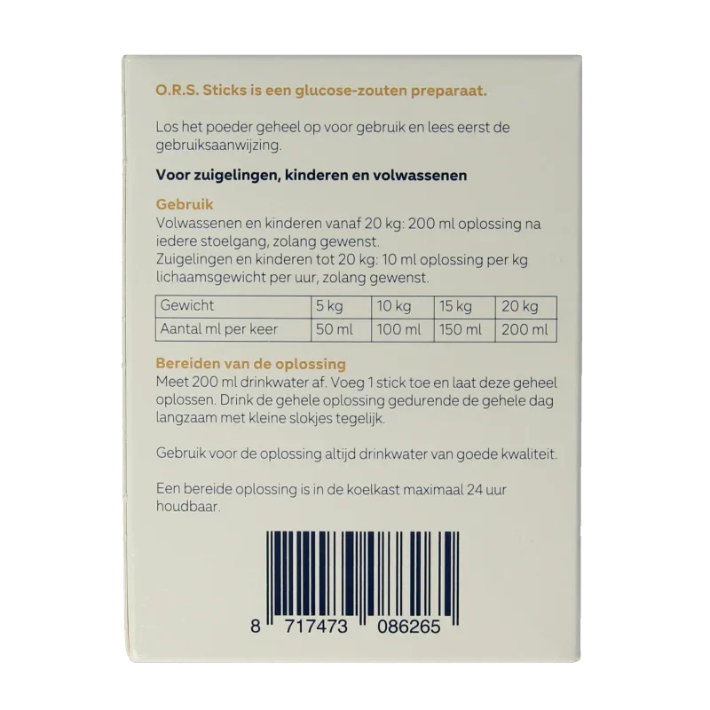 Service Apotheek ORS Sticks 10 Stuks