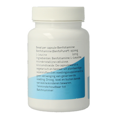 Nova Vitae Benfotiamine (vitamine B1) 150mg 60 Vegetarische capsules