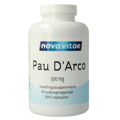 Nova Vitae Pau d'arco 500mg extract 5:1 200.00 Capsules