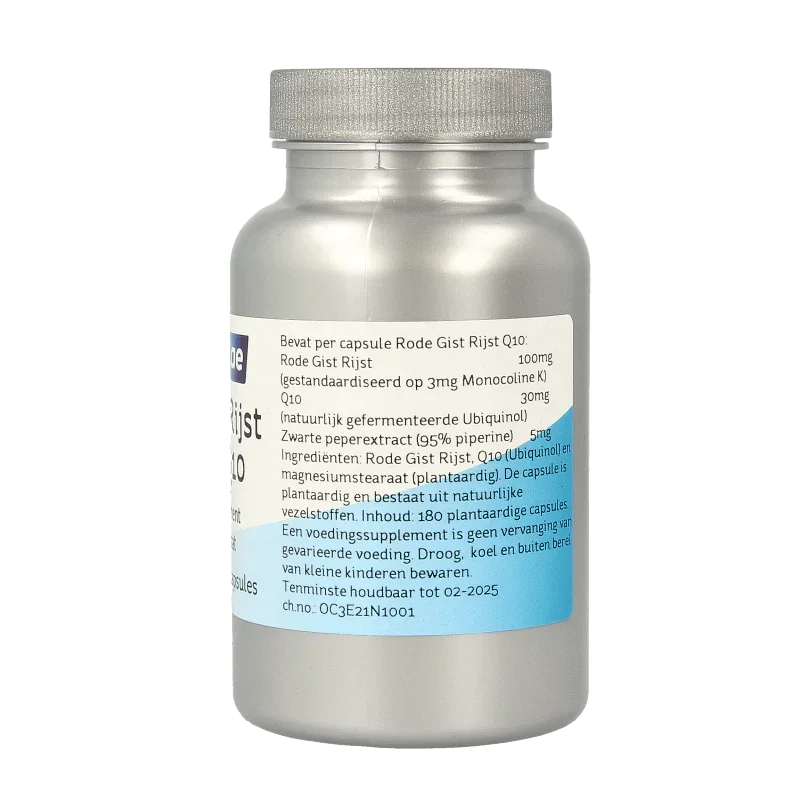 Nova Vitae Rode gist rijst + 30mg Q10 180 Vegetarische capsules