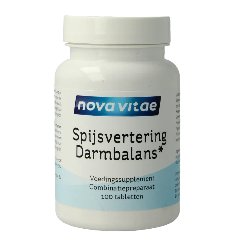 Nova Vitae Spijsvertering darmbalans 100 Tabletten