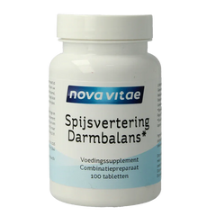 Nova Vitae Spijsvertering darmbalans 100 Tabletten