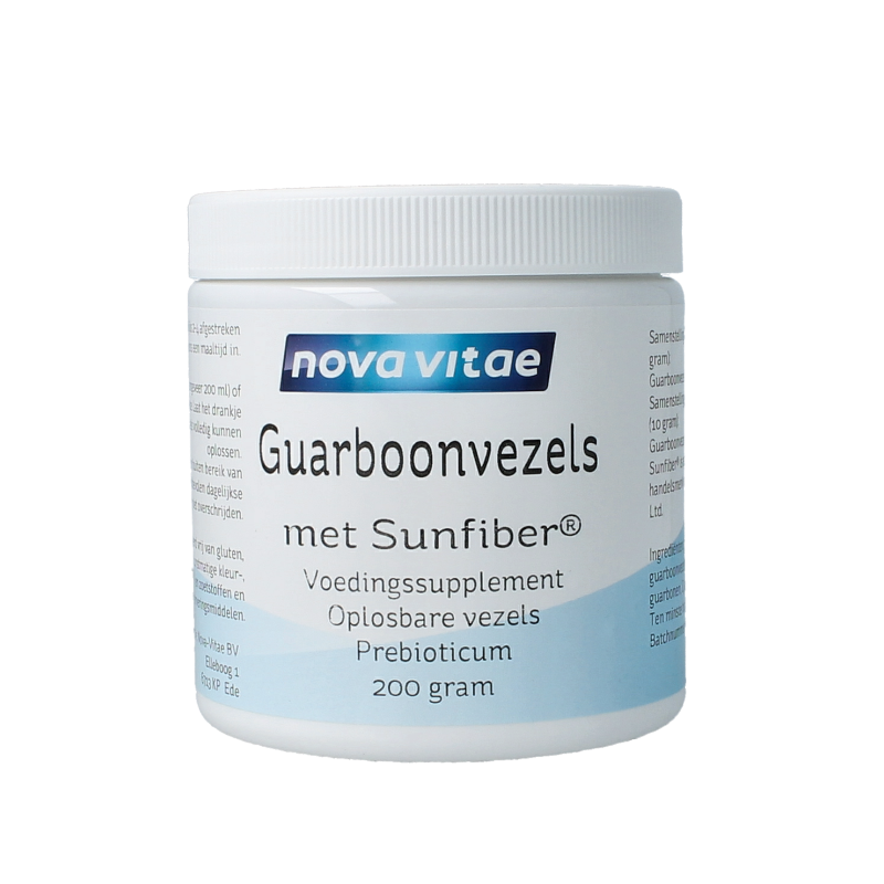 Nova Vitae Guarboonvezels sunfiber AG 200 Gram