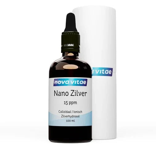 Nova Vitae Nano zilver colloidaal15ppm 100 Milliliter