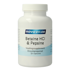 Nova Vitae Betaine HCI met pepsine 90 Capsules