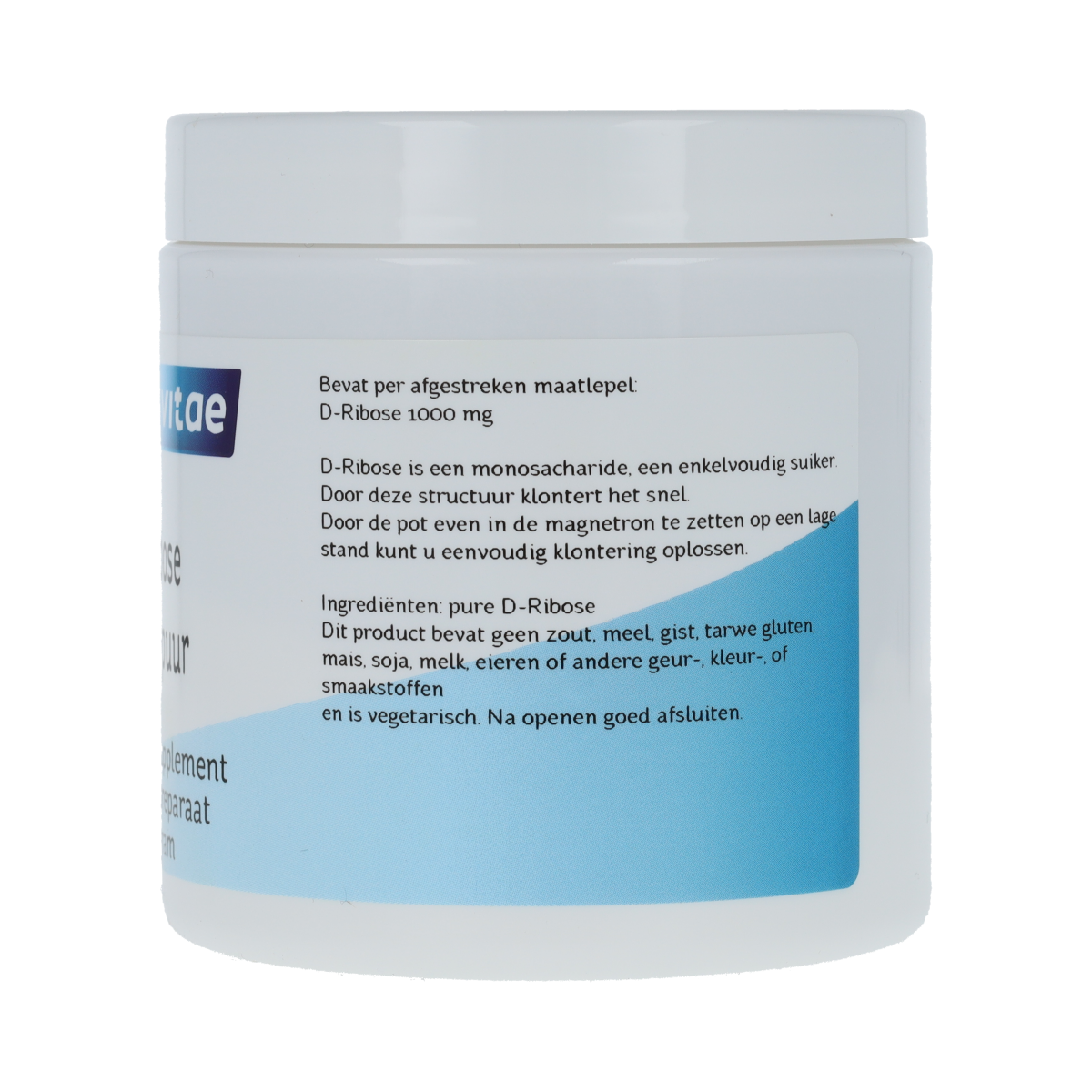 Nova Vitae D-Ribose 100% puur 100.00 Gram