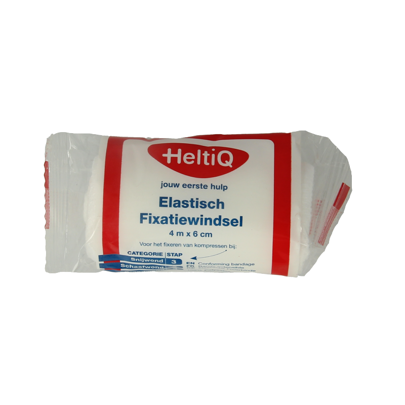 Heltiq Elastisch fixatiewindsel 4m x 6cm 1 Stuks
