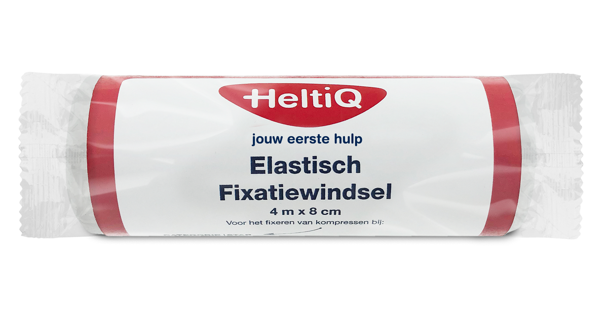 Heltiq Elastisch fixatiewindsel 4m x 8cm 1 Stuks