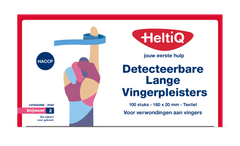 Heltiq Detect vingerpleister lang textiel 180 x 20mm 100.00 Stuks