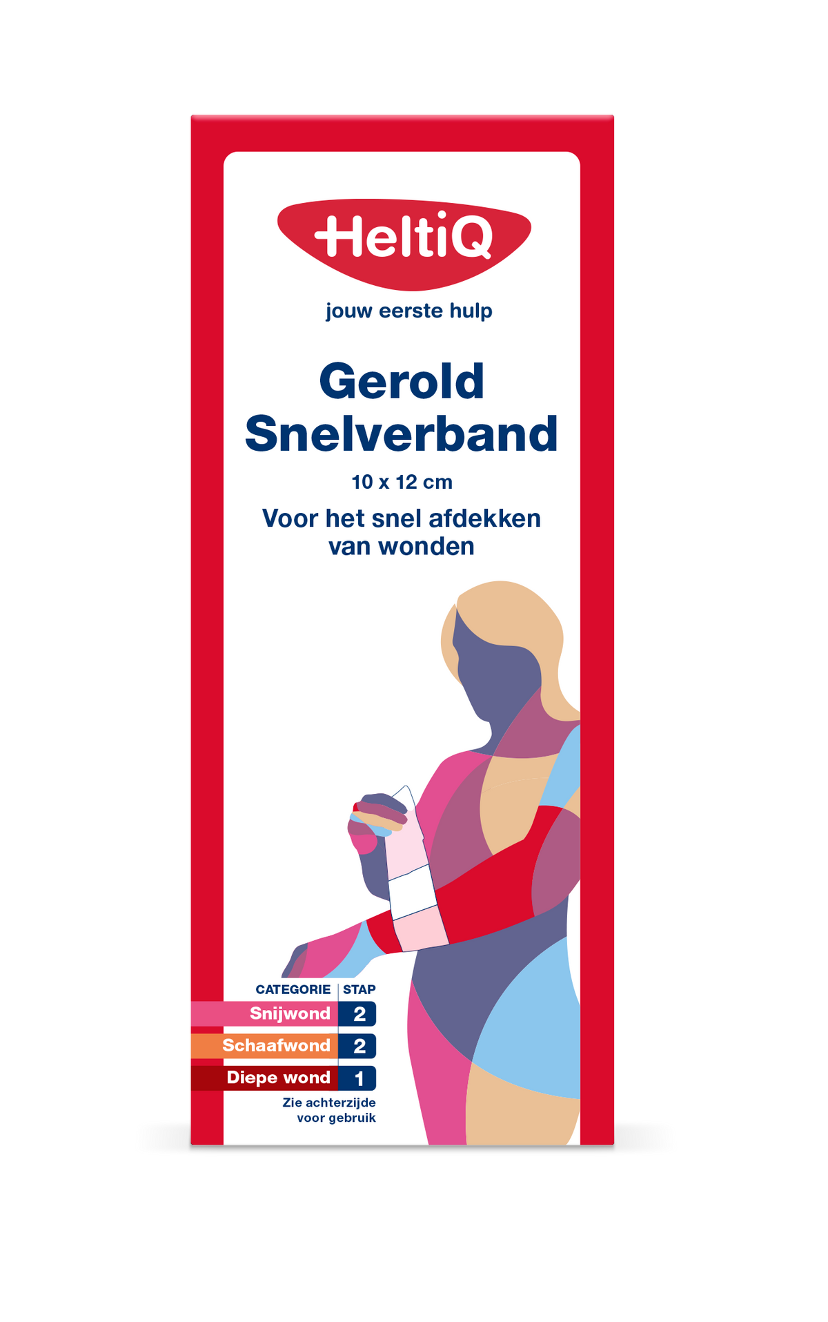 Heltiq Snelverband gerold nr. 3 10 x 12cm 1 Stuks