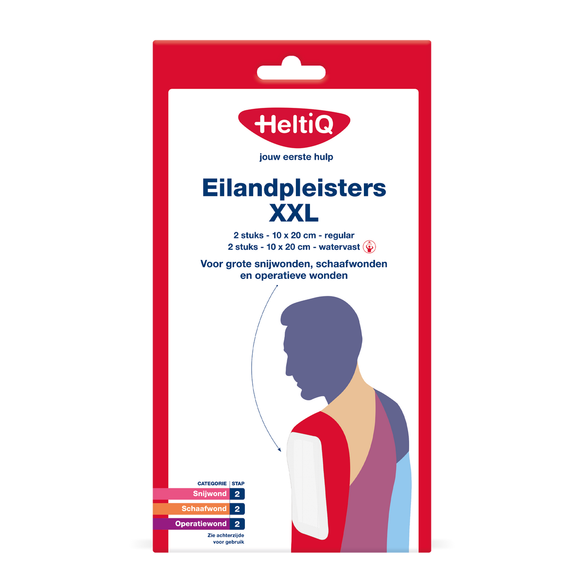 Heltiq Eilandpleisters XXL 4 Stuks