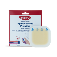Heltiq Hydrocolloïde pleisters 10 x 10cm 5.00 Stuks
