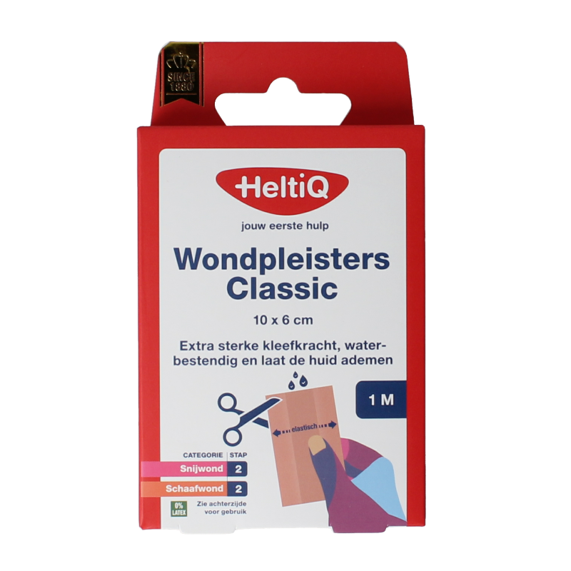 Heltiq Wondpleister classic 10x6cm 1m 1 Stuks