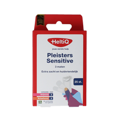 Heltiq Pleisters sensitive 3 maten 25 Stuks