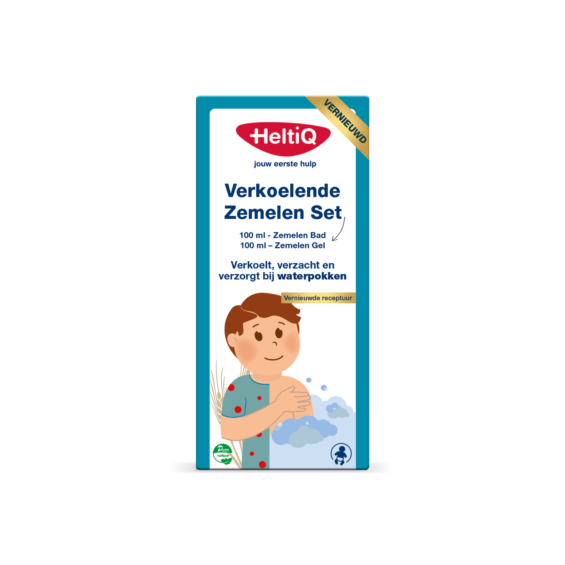 Heltiq Verkoelende zemelen set 2x 100ml 200 Milliliter