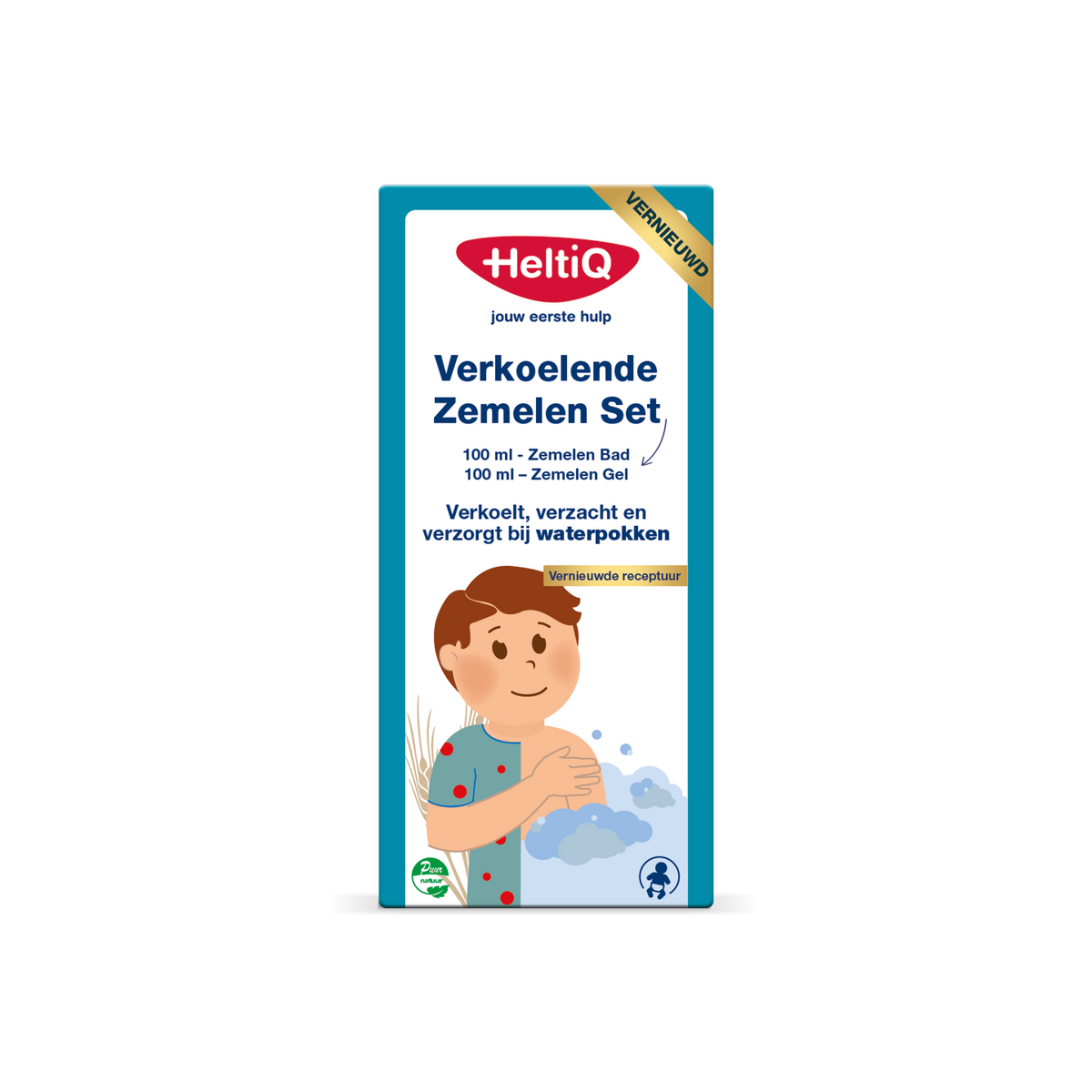 Heltiq Verkoelende zemelen set 2x 100ml 200 Milliliter