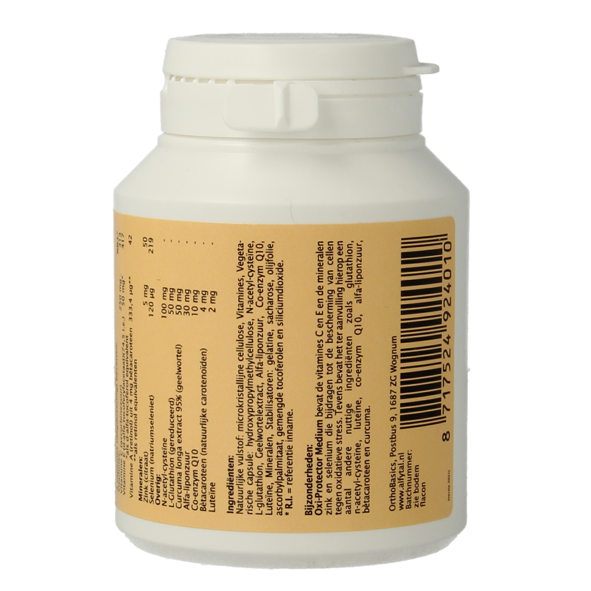 Alfytal Oxi-protector medium antioxidantformule 90.00 Vegetarische capsules