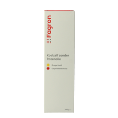 Fagron Koelzalf zonder rozenolie doos & bijsluiter 100 Gram