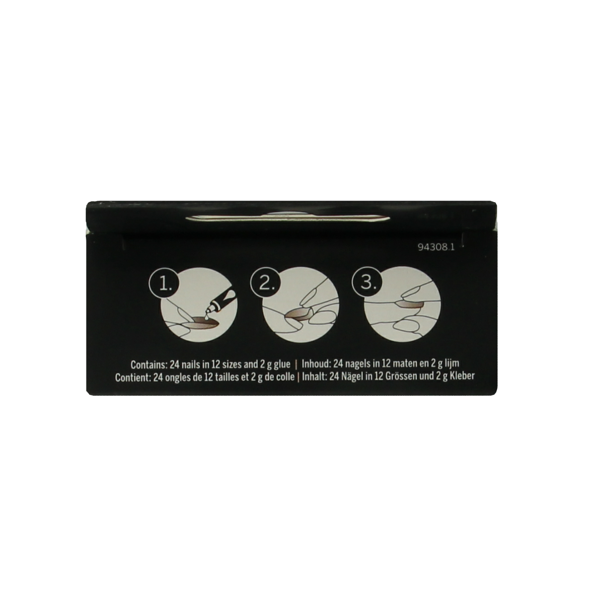 2B Nails french medium 24.00 Stuks