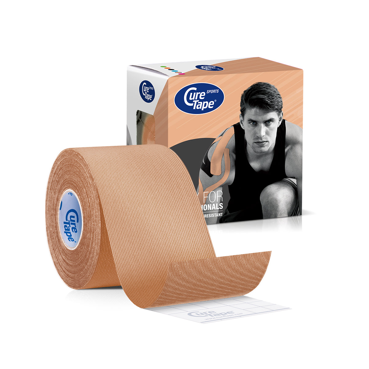 Cure Tape Sports beige 5cm x 5m 1.00 Stuks