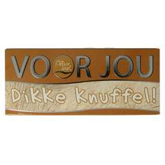 Voor Jou! Wensreep melkchocolade knuffel 70.00 Gram