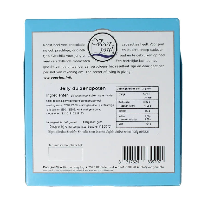 Voor Jou! 1000x bedankt 143 Gram