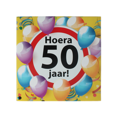 Voor Jou! Tablet hoera 50 jaar 75.00 Gram