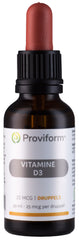 Proviform Vitamine D3 25mcg druppels 30 Milliliter