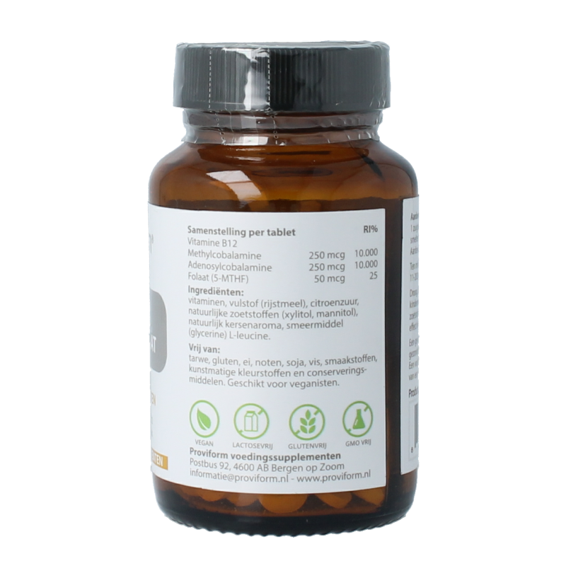 Proviform Vitamine B12 500mcg combi actief folaat 100 Zuigtabletten