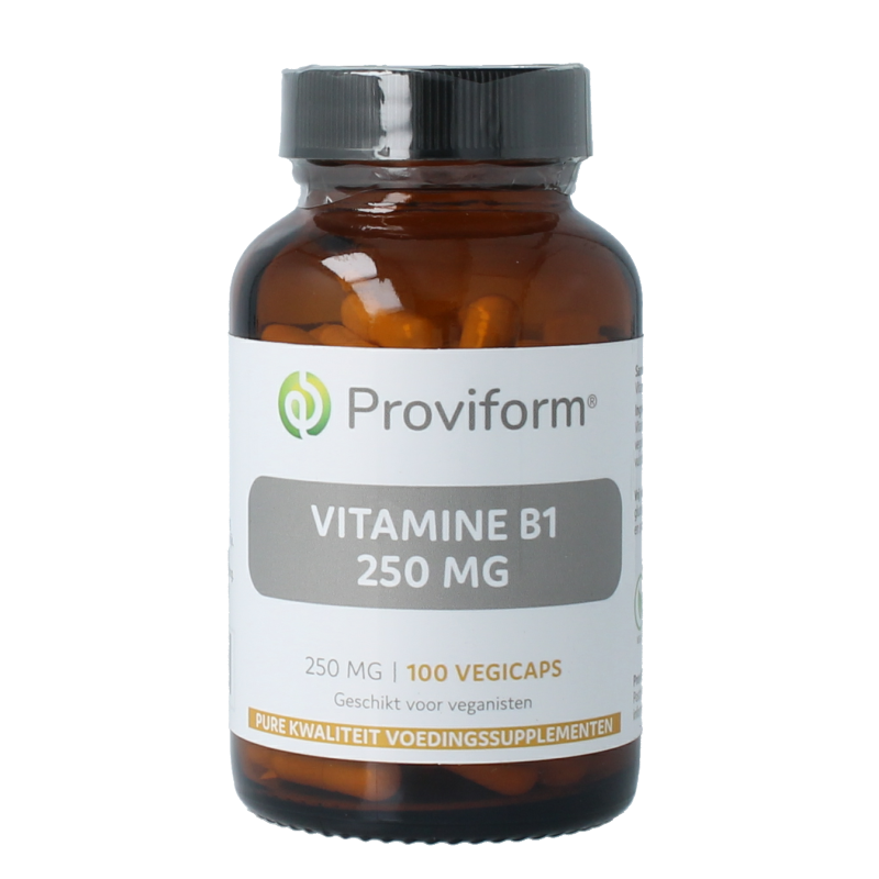 Proviform Vitamine B1 thiamine 250mg 100 Vegetarische capsules
