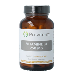 Proviform Vitamine B1 thiamine 250mg 100 Vegetarische capsules