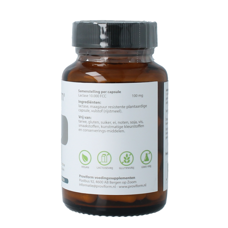 Proviform Lactase 10.000 FCC 60 Vegetarische capsules