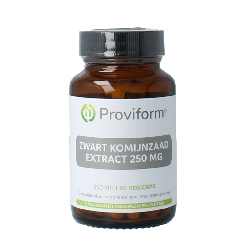 Proviform Zwart komijnzaad 250mg (20% thymoquinone) 60 Vegetarische capsules