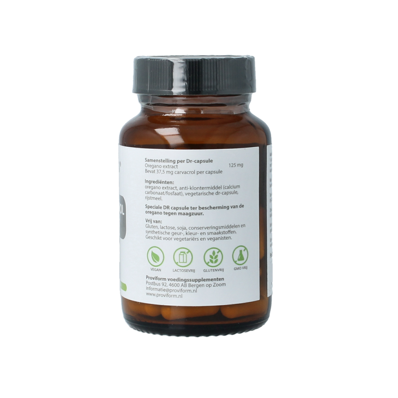 Proviform Oregano carvacrol extract 60 Vegetarische capsules