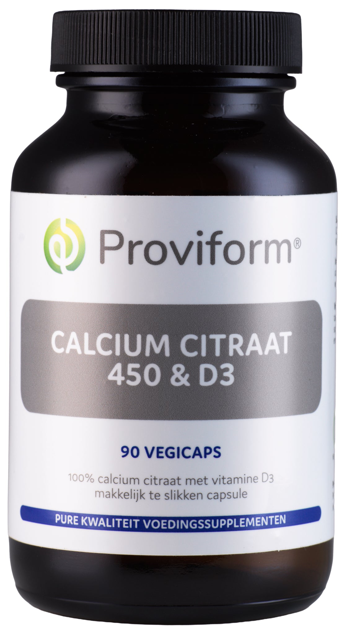 Proviform Calcium citraat 450 & D3 90 Vegetarische capsules