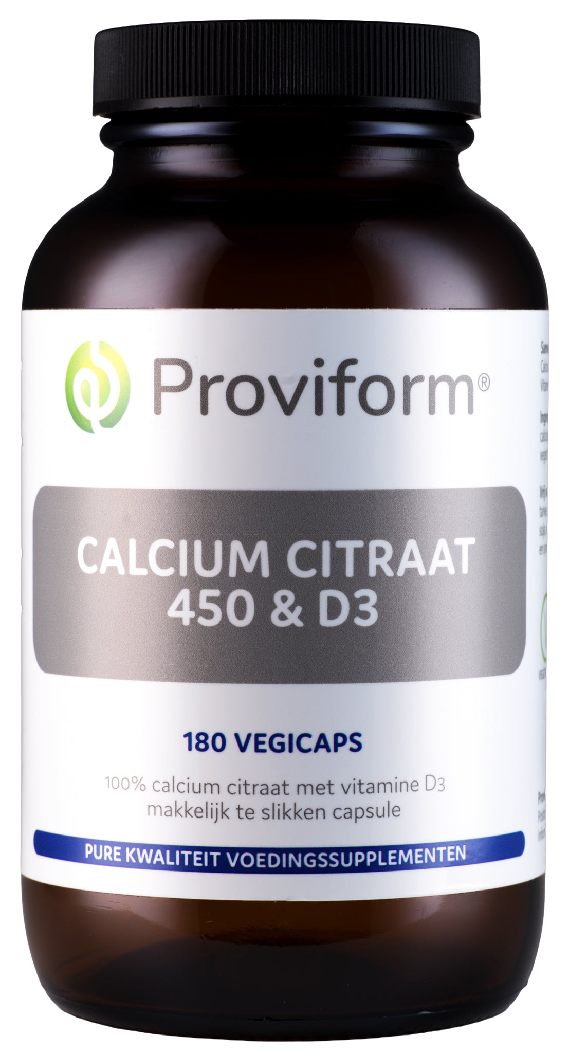 Proviform Calcium citraat 450 & D3 180 Vegetarische capsules