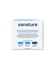 Sanature Maandverband super 100% katoen 10.00 Stuks