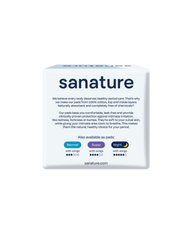 Sanature Maandverband ultra normaal 100% katoen 10.00 Stuks
