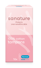 Sanature Tampons normal 16 Stuks