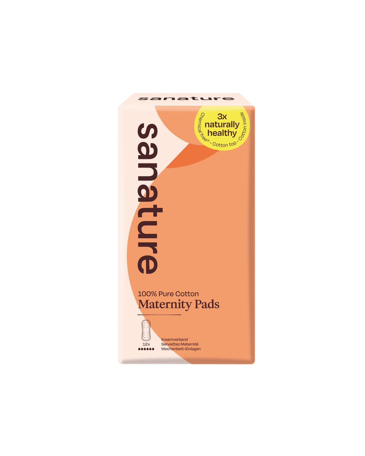 Sanature Kraamverband 100% katoen 12.00 Stuks
