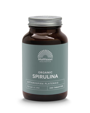 Mattisson Espirulina 500mg bio 240.00 Tabletas