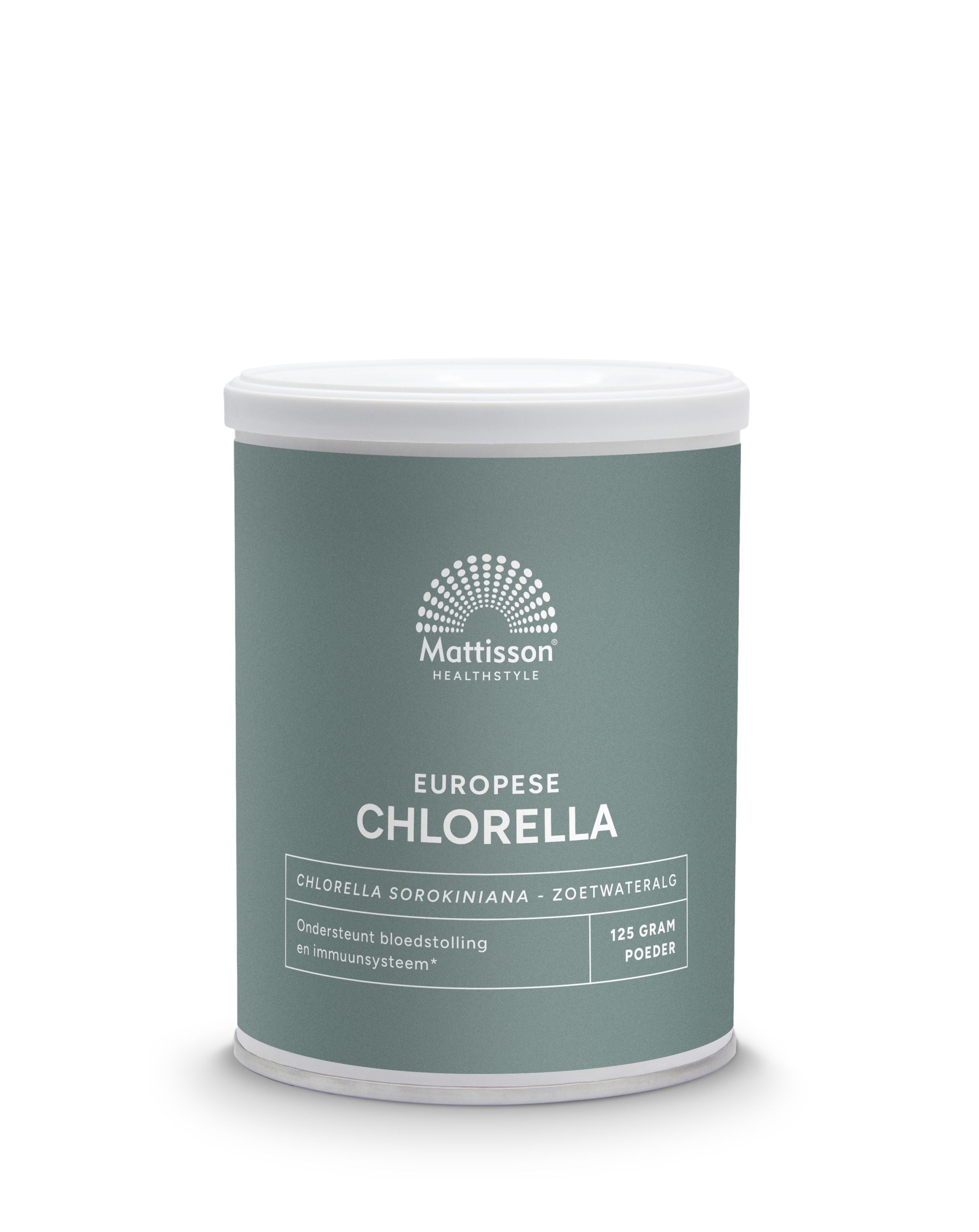 Mattisson Chlorella poeder Europees 125.00 Gram
