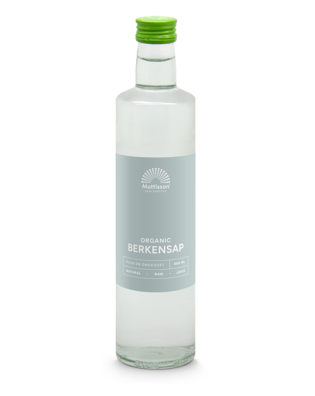Mattisson Absolute berkensap 100% puur sap bio raw 500 Milliliter