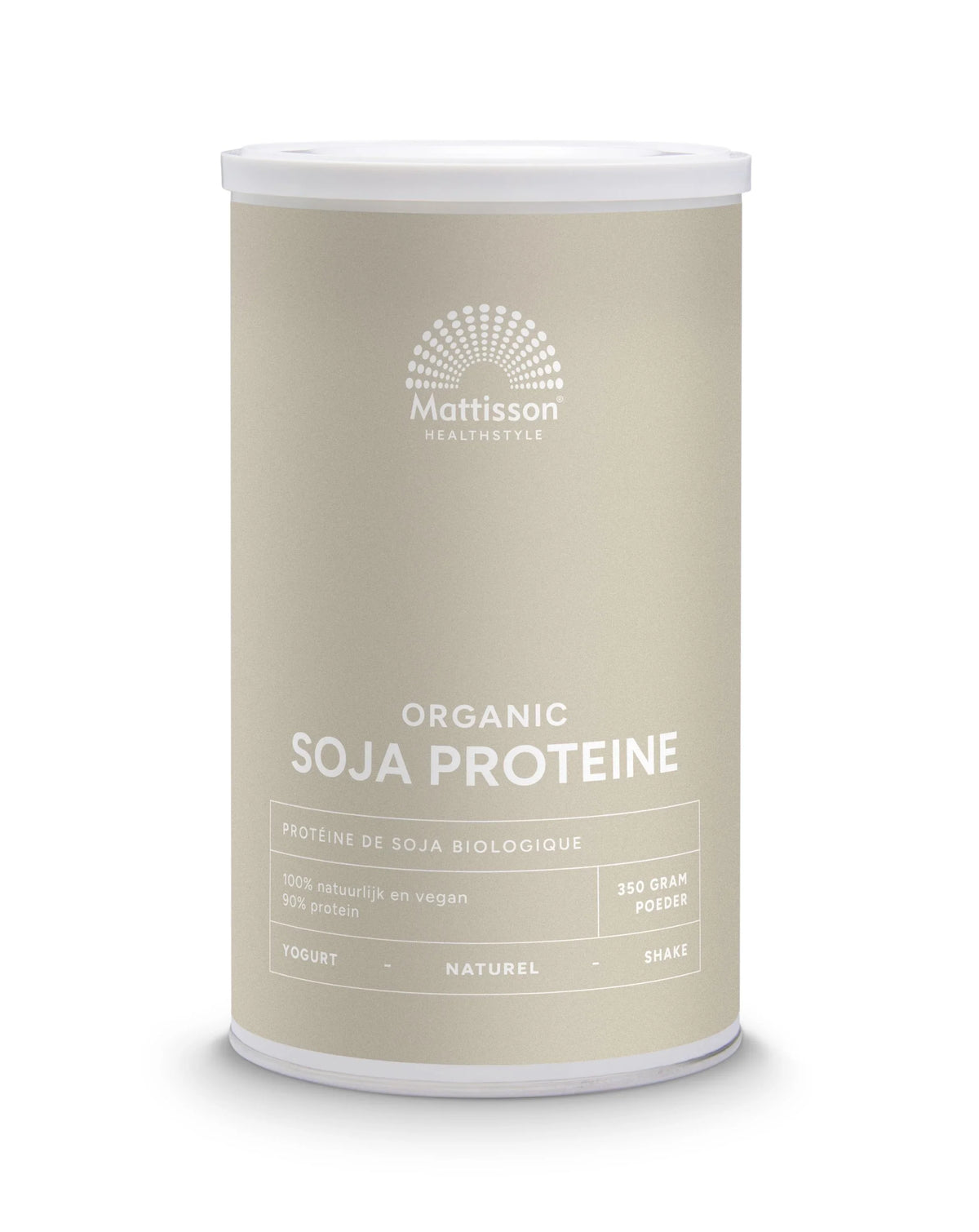 Mattisson Vegan soja proteine 90% bio 350 Gram