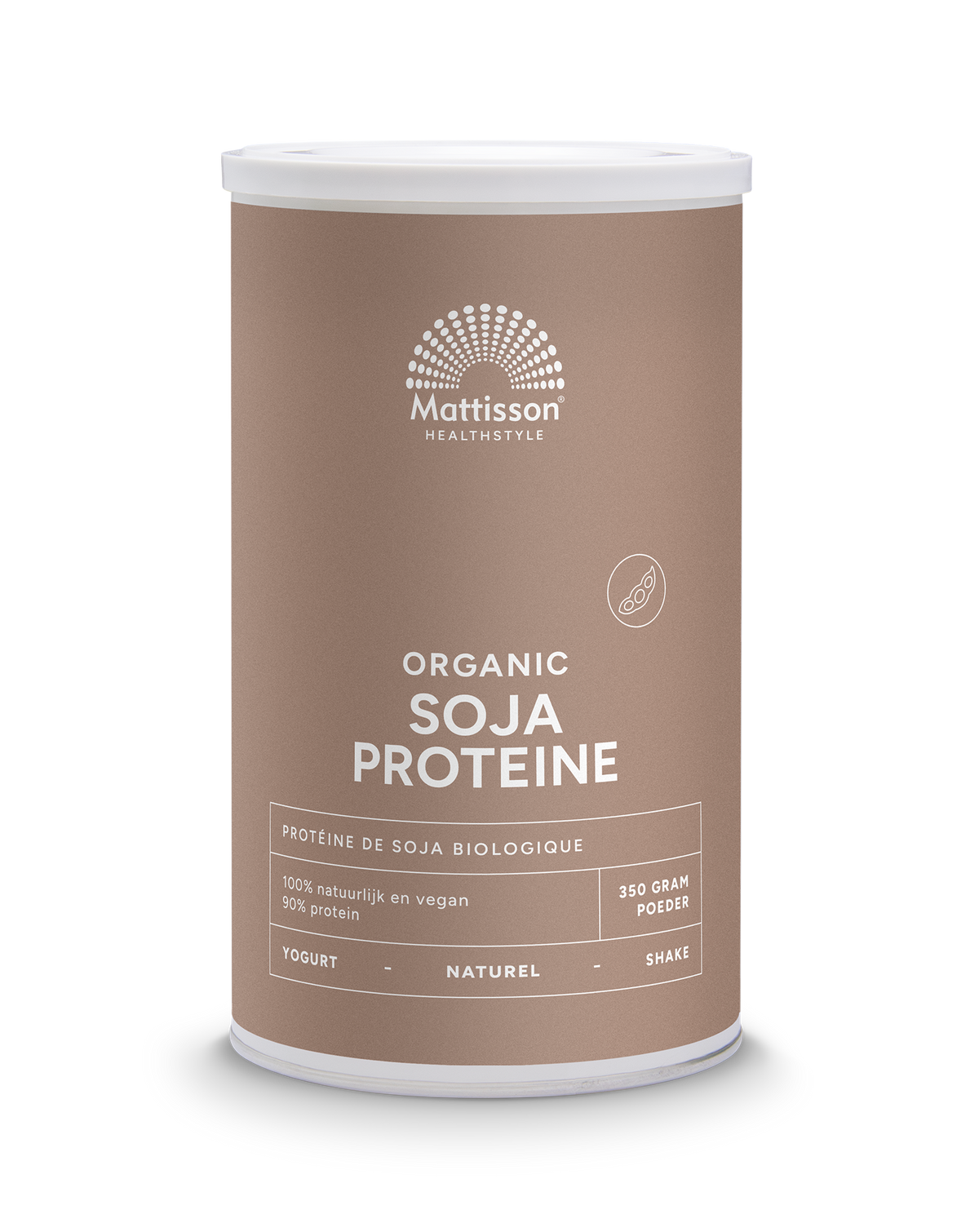 Mattisson Vegan soja proteine 90% bio 350 Gram
